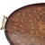 Monumental English Butler's Gallery Tray Edwardian Ornate Inlay Mahogany 27" For Sale In San Francisco - Image 6 of 14