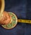 Mid 20th Century Vintage Italian Hand-Painted Folk Art Ceramic Candlestick Holder For Sale - Image 5 of 6