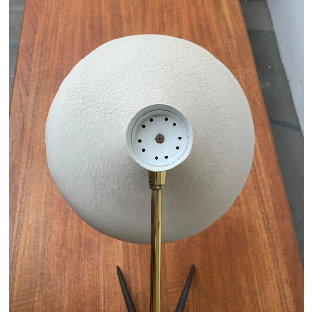 Black Mid-Century Modern Crowfoot Table Lamp from Cosack, 1960s For Sale - Image 8 of 18
