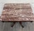 Victorian Antique Victorian Eastlake Marble Top Walnut Parlor Table For Sale - Image 3 of 14