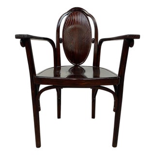 Secession Armchairs attributed to Josef Hoffmann, 1890s, Set of 2 For Sale