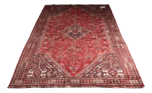 Middle Eastern Rectangular Rug in Wool