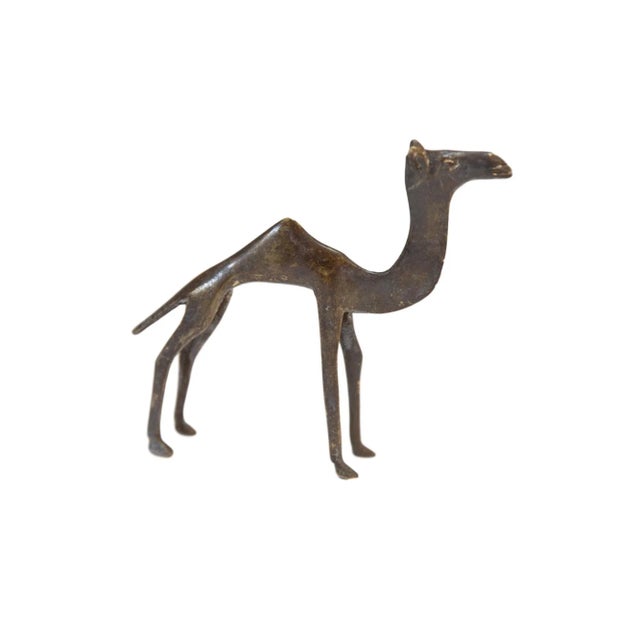 Vintage African Dark Bronze Camel For Sale In New York - Image 6 of 6
