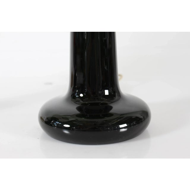 Hand-Blown Green Glass Granny Lamps by Michael Bang for Holmegaard, Denmark, 1970s, Set of 2 For Sale - Image 6 of 11