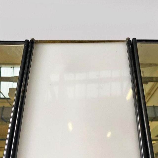 Modular Wall Mirrors with Gronda Lamp by Luciano Bertoncini for Elco, 1970s, Set of 4 For Sale - Image 9 of 18