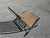 Animal Skin Midcentury Barcelona Style Chair in Stainless Steel and Leather For Sale - Image 7 of 14