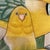 Textile Vintage Hand Painted Silk Framed Textile Birds and Flowers For Sale - Image 7 of 12