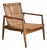 SW 96 Armchair in Teak, Oak and Cane by Finn Juhl for Søren Willadsen Møbelfabrik, Denmark, 1956 For Sale