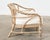 McGuire McGuire Cerused Twisted Rattan Settee and Lounge Chair For Sale - Image 4 of 12