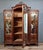 Louis XVI Style Mahogany Bookcase with Projection Top, 1850 For Sale - Image 4 of 5