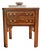 1982 Vintage Lane Altavista Chinese Chippendale Banded Mahogany Side Table For Sale