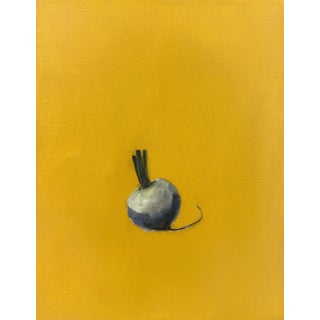 Turnip - Single Object Still Life Original Painting For Sale