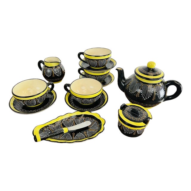 Vintage Lunch and Tea Set, 1960s, Set of 12 For Sale