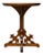 Gothic Revival English Pine Quadripod Table with Scrollwork Base, 19th Century For Sale