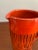 Scarlet Mid Century Modern Italian Made Ceramic Pitcher For Sale - Image 8 of 9