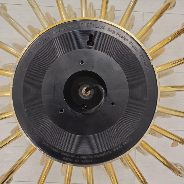 Pistillino Wall Lamp by Studio Tetrarch for Valenti, 1970s, in Good conditions. Designed 1970 to 1979 This piece has an...
