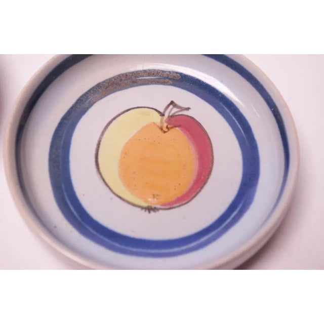 Vintage Buchan Pottery "Brittany" Coasters / Decorative Dishes For Sale - Image 4 of 7