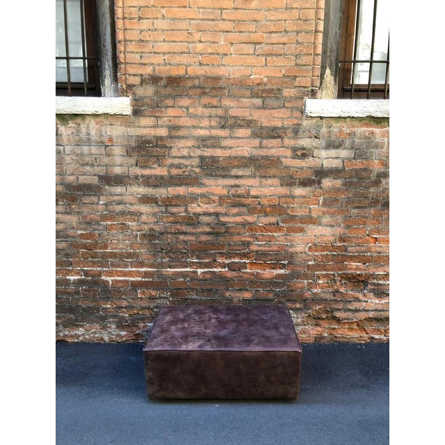 Leather Pouf from Pescetta For Sale - Image 4 of 17