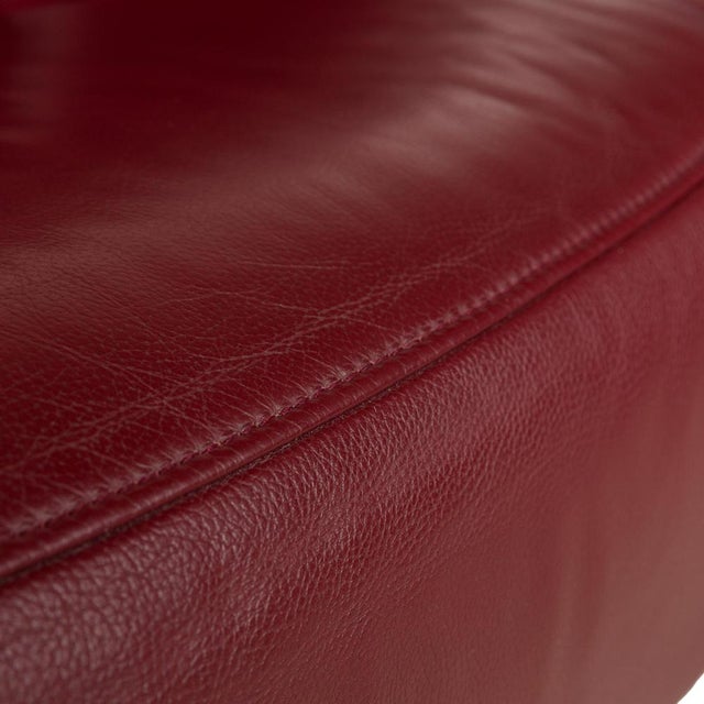 Modern Set of Cumuly Leather Sofa Set in Dark Red from Himolla For Sale - Image 3 of 16