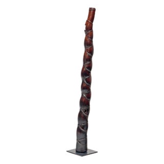 Chinese Buddha Belly Bamboo Pipe, C. 1900 For Sale