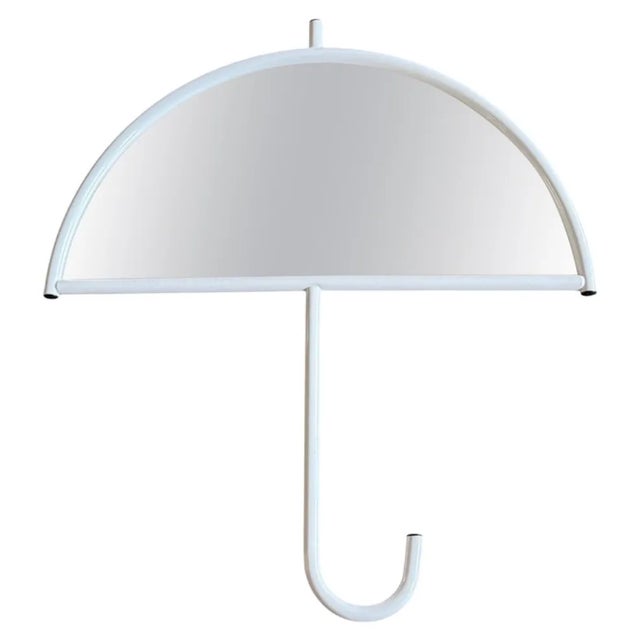 Postmodern Umbrella Shaped Wall Mirror, Italy 1980s For Sale - Image 9 of 9