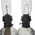 Aladdin Co. Aladdin Model 23 Glass & Brass Oil Lamps – Pair With Original Chimneys For Sale - Image 4 of 13