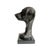 Elevate your home decor with this striking Black Metal Dog Bust, expertly crafted to showcase the majestic features of a...