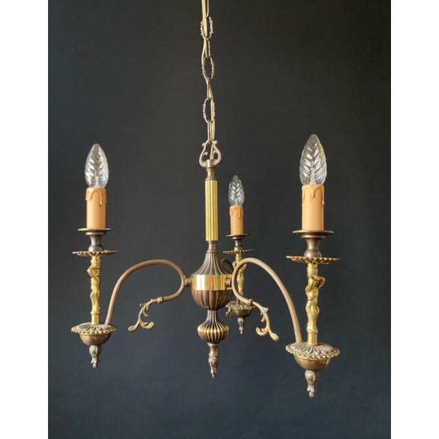 Vintage French Chandelier, 1960s For Sale - Image 4 of 13