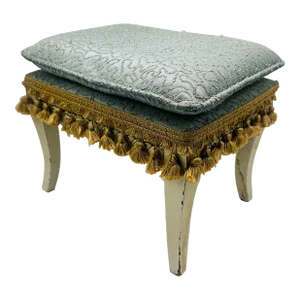 Vintage Upholstered Footstool