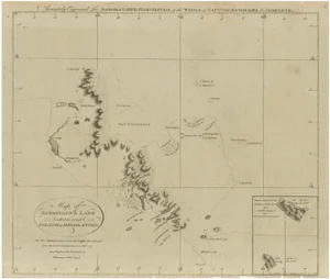 Map of Kerguelens Land by Captain Cook