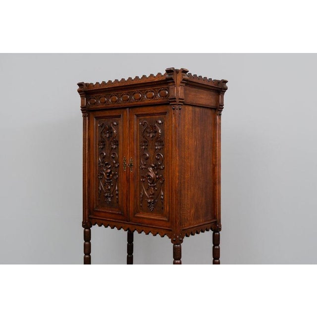 Gründerzeit Oak Sideboard, Late 19th Century For Sale - Image 13 of 18