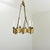 French 19th Century Byzantine Style Bronze Chandelier For Sale - Image 4 of 12