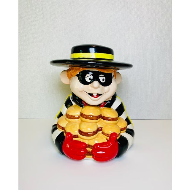 New in Old Stock. Take a trip down memory lane with this 1997 McDonald's Hamburglar ceramic cookie jar! Get ready to say...