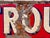 Shabby Chic Vintage Strout Realty Advertising Tin Litho Sign For Sale - Image 3 of 14
