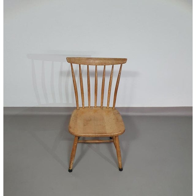 Scandinavian Birch Chairs from Åkerblom, Sweden, Set of 4 For Sale - Image 13 of 18