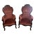 1970s 2 Victorian Kings Chairs - Kimball For Sale