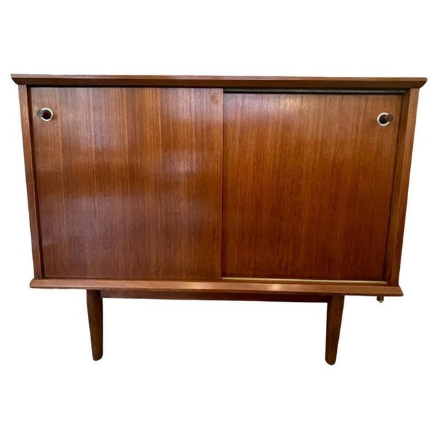 Cabinet with Sliding Doors, 1950s For Sale - Image 14 of 14