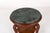 Gorgeous vintage side table with green marble top, standing on elegant curved legs. Because this table stands on four...
