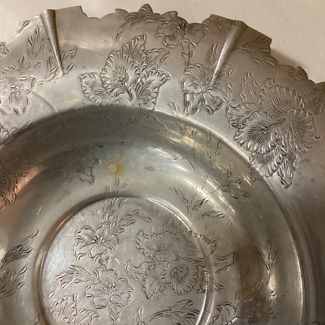 Mid 20th Century Decorative "Forman Family" Aluminum Bowl For Sale In Atlanta - Image 6 of 12
