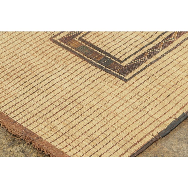 Wood Vintage Moroccan Tuareg Rug With Tribal Motifs in Beige & Brown - Rug & Kilim For Sale - Image 7 of 7