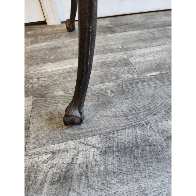 Bronze Late 20th Century Hollywood Regency Patinated Metal Console Table For Sale - Image 8 of 12