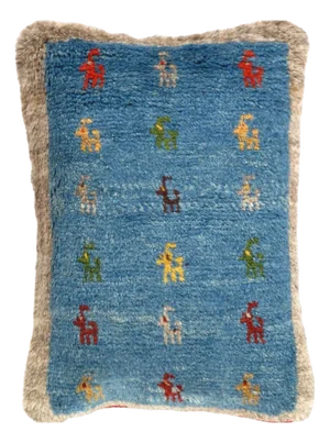 Fine Hand Knotted Persian Gabbeh Pillow