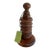 Vintage Turned Wood Napkin Ring Stand With Rings, Usa For Sale