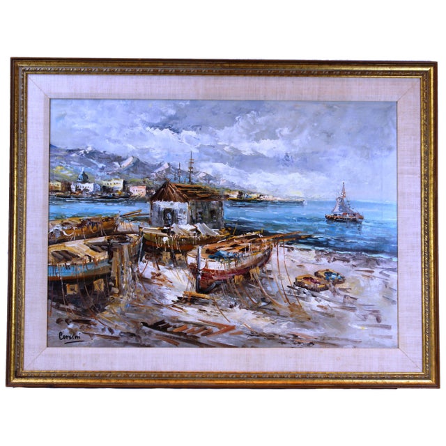 Ivory Pasargad DC Original Oil on Canvas Painting For Sale - Image 8 of 8