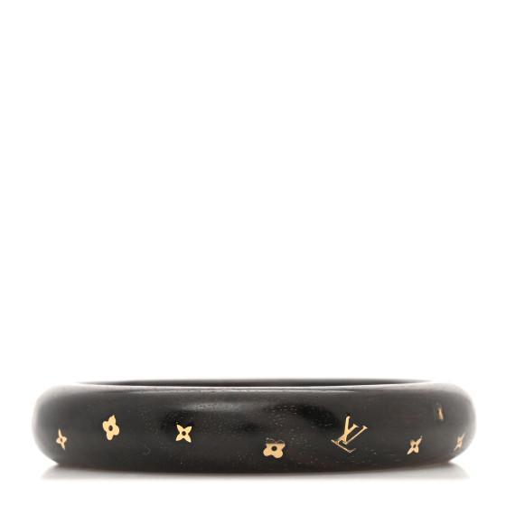 Louis Vuitton Louis Vuitton Tiger Wood Brass Sylvania Bangle For Sale - Image 4 of 5