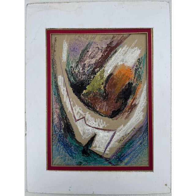Lorenzo Padilla, Abstract, 1998, Oil and Pastel For Sale - Image 4 of 5