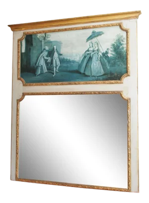 19th Century French Trumeau Mirror