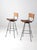 Mid-Century Modern Mid-Century Stools Pair For Sale - Image 3 of 17