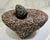 Mexican Vintage Mexican Basalt Molcajete Mortar and Pestle – Hand-Carved Volcanic Lava Stone Grinder, Three-Leg Bowl, Rustic Kitchen Decor For Sale - Image 3 of 8