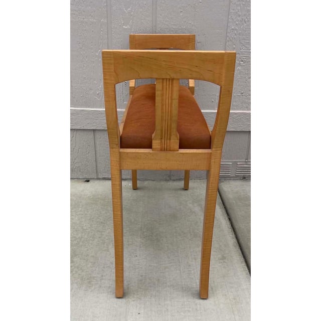 2010s Panache Designs Klismos Bench W/ Hair on Hide For Sale - Image 5 of 6